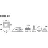 Палатка HIGH PEAK TESSIN 4 NIMBUS GREY HP-855